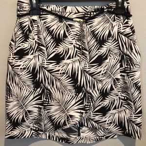 H&M Faux Wrap Mini Skirt